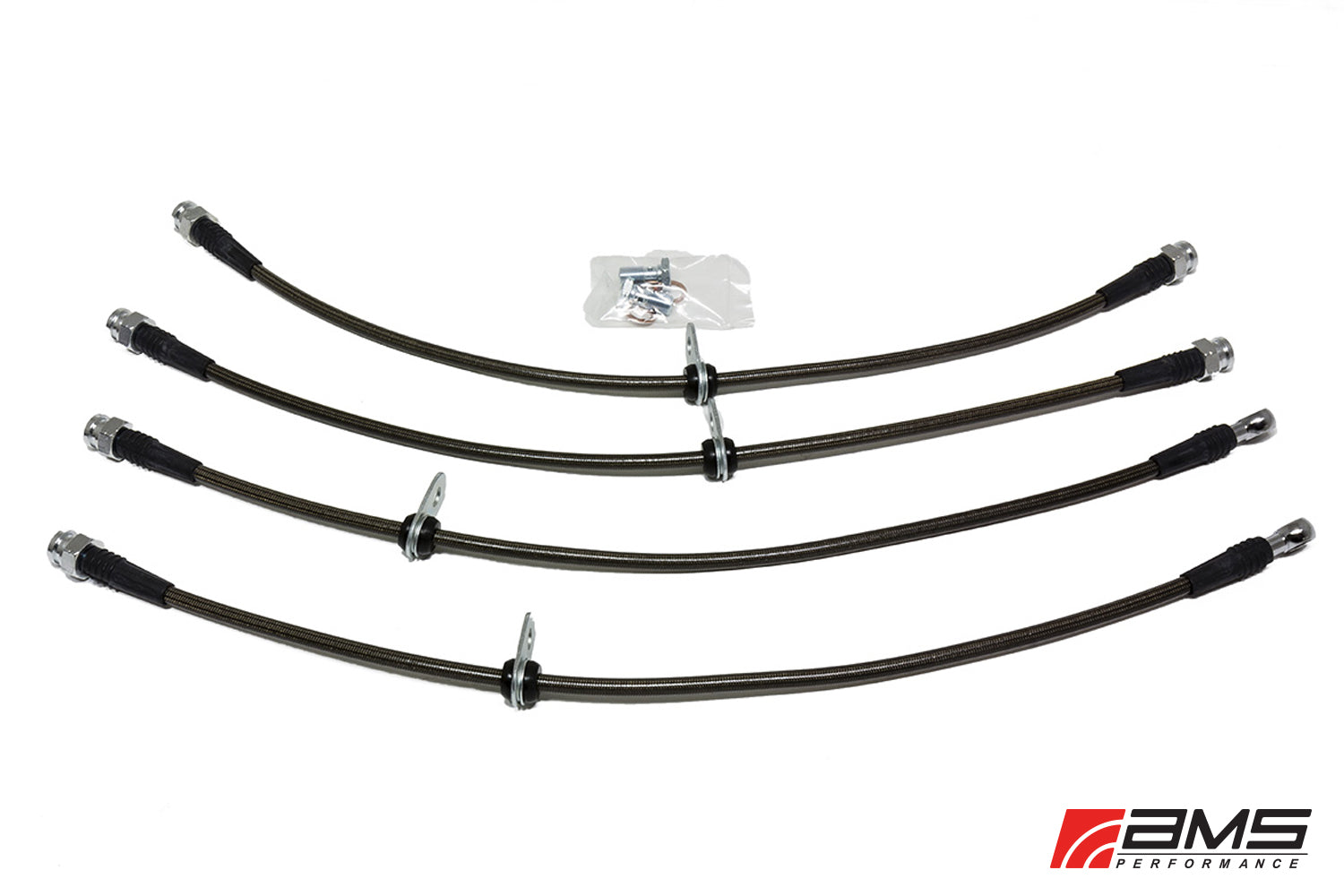 AMS AMS.04.01.0004-1 Brake Lines (Stainless Steel) for MITSUBISHI Lancer EVO X Photo-0