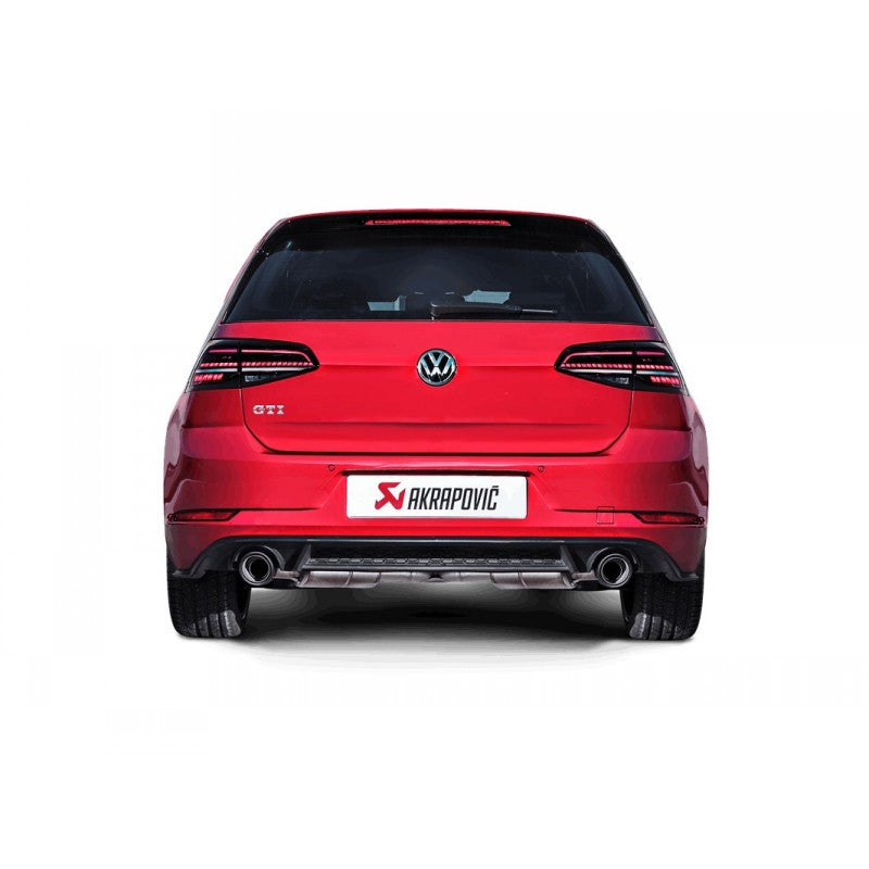 AKRAPOVIC MTP-VW/T/4H Exhaust System Slip-On Race Line (Titanium) for VW Golf VII GTI FL Performance 2017-2019 Photo-3