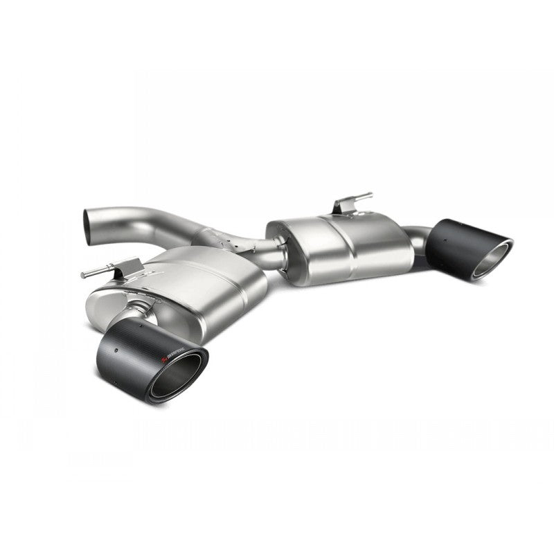 AKRAPOVIC MTP-VW/T/4H Exhaust System Slip-On Race Line (Titanium) for VW Golf VII GTI FL Performance 2017-2019 Photo-0