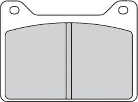 FERODO FRP3108H Brake Pads DS2500 for Wilwood Billet Powerlite Calipers Photo-0