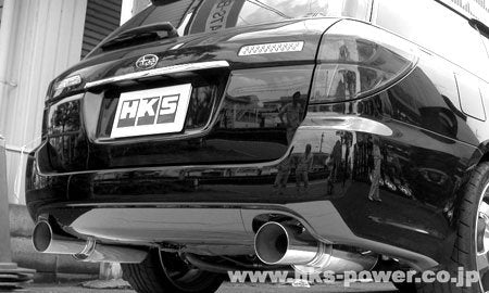 HKS 31019-AF018 Muffler Silent Hi-Power for SUBARU Legacy (BP5) 2003-2009 Photo-1