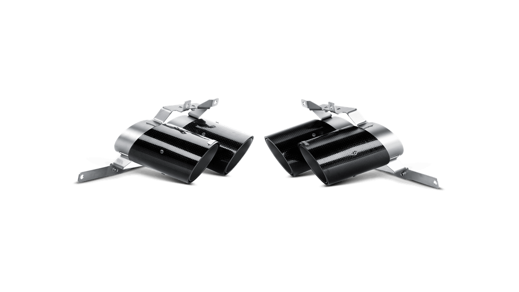 AKRAPOVIC TP-CT/8 Tail pipe set (Carbon) 570 LAMBORGHINI Gallardo LP 570-4 Coupé/Spyder 2010-2014 Photo-0