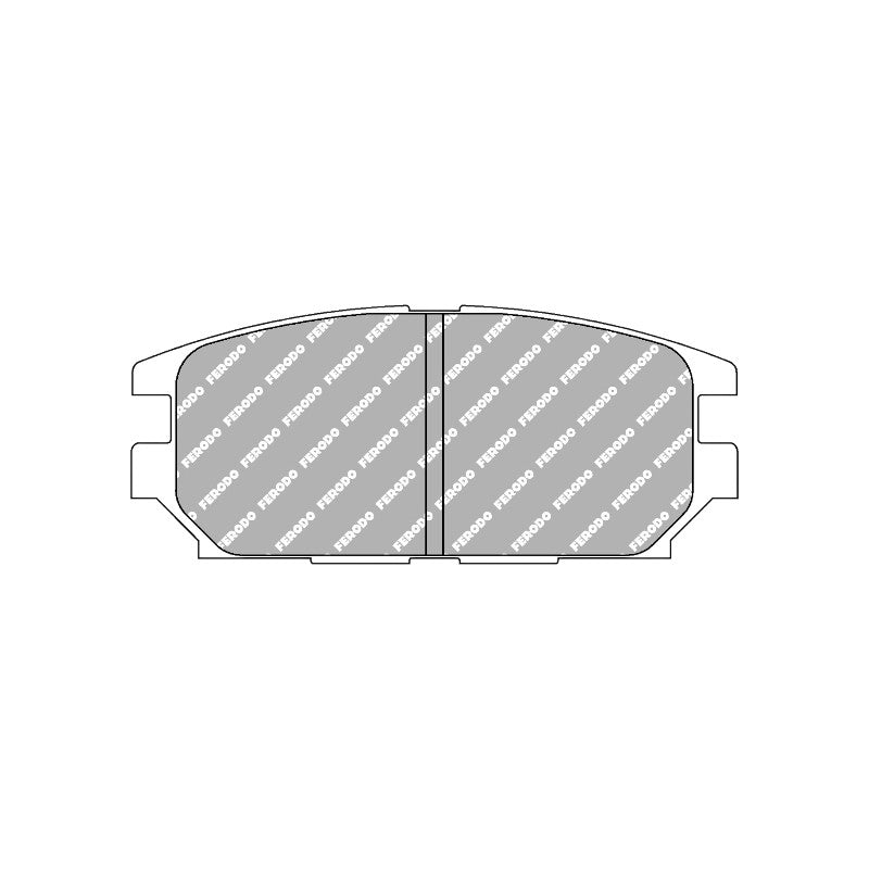 FERODO FCP1280R Rear Brake Pads DS3000 for MITSUBISHI Lancer Evo VI / VII / Montero / Pajero Photo-0
