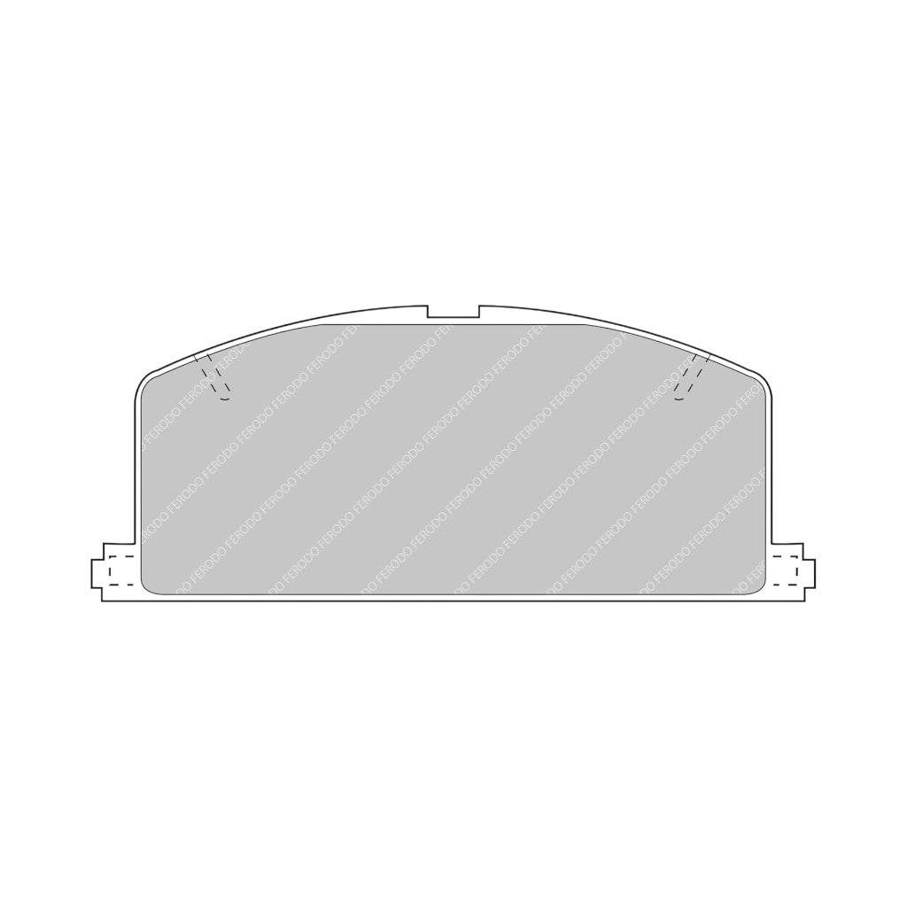 FERODO FCP4173H Rear Brake Pads DS2500 for NISSAN 370Z / INFINITI FX50 Photo-0