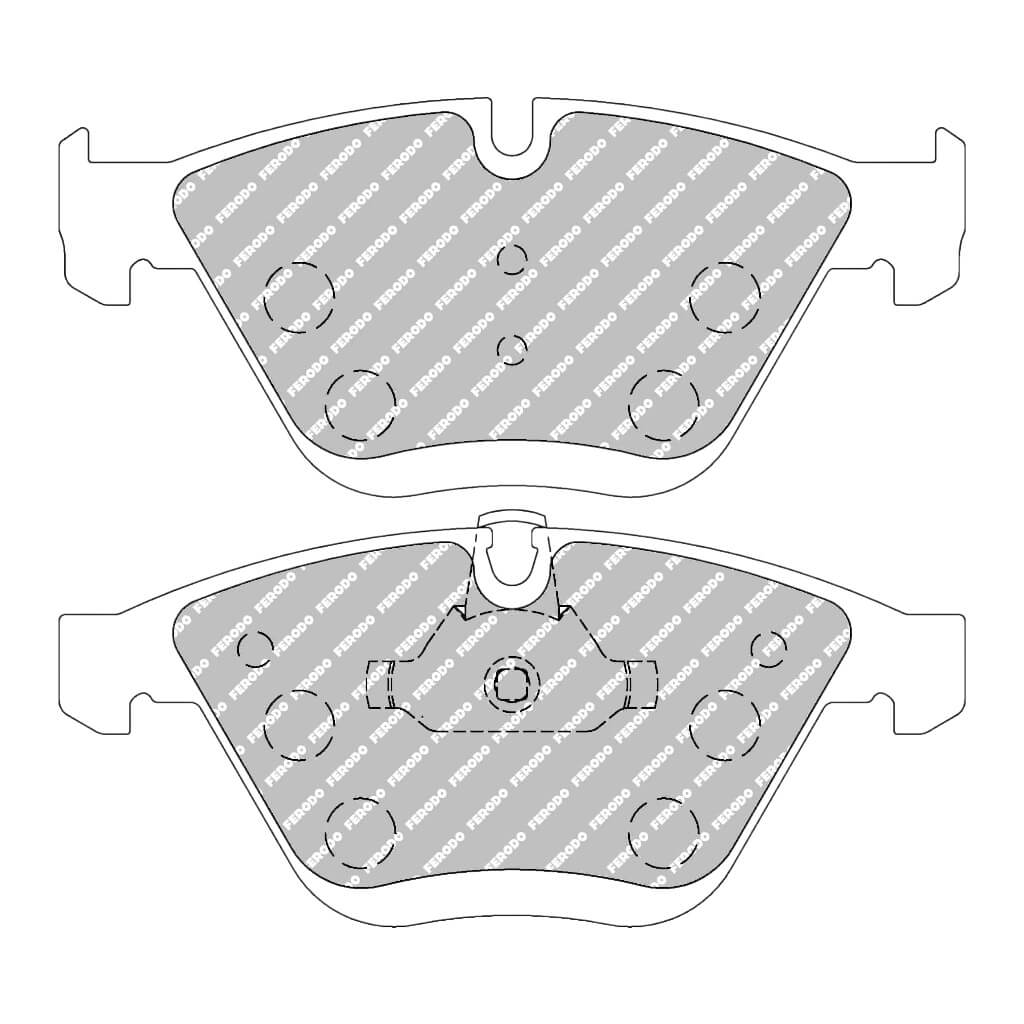 FERODO FCP4191H Front Brake Pads DS2500 for BMW 325i (E90) / 530d / 535i (F10) / X1 (E84) Photo-0