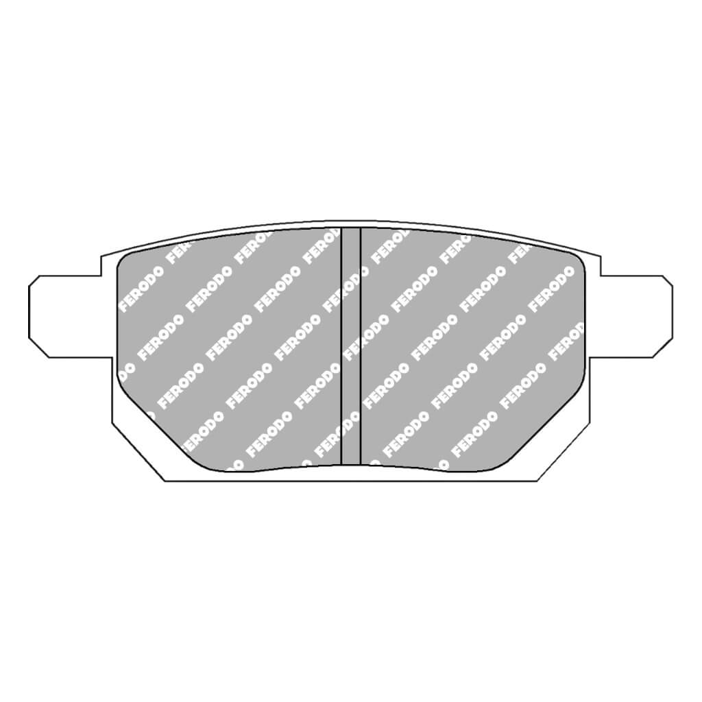 FERODO FCP4430H Rear Brake Pads DS2500 for SUZUKI Swift 2012+ Photo-0