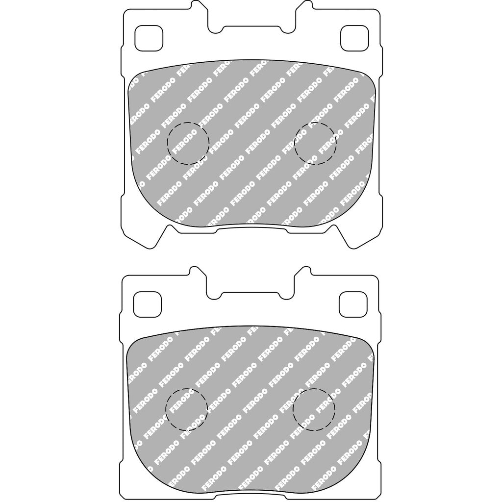 FERODO FCP5262H Rear Brake Pads DS2500 for TOYOTA GR Yaris (GXPA16) / GR Corolla (E210) Photo-1