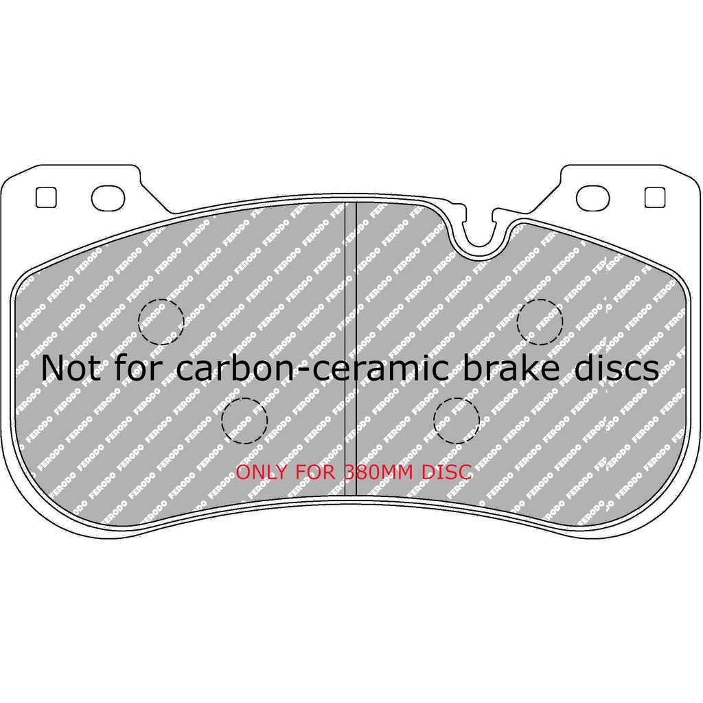 FERODO FCP5546G Front Brake Pads DS3.12 for BMW M3 Competition (G80) / M4 Competition (G82) Photo-1
