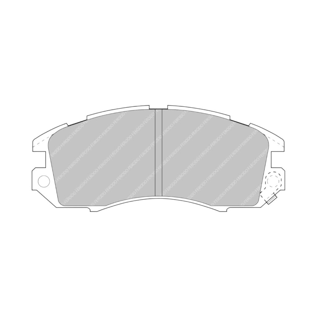 FERODO FCP789H Front Brake Pads DS2500 for SUBARU Impreza (GC) / Legacy (BC / BG) Photo-0