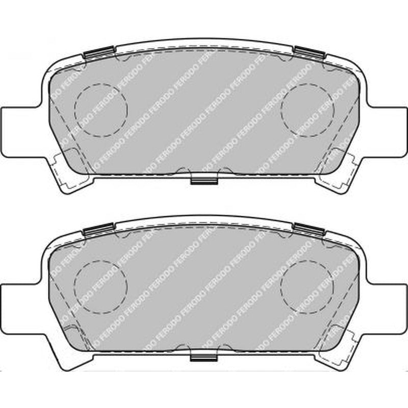 FERODO FDS1333 Front Brake Pads DS Performance for SUBARU Forester (SG) 2.0 S Turbo Photo-0