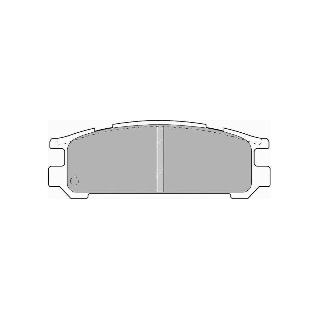 FERODO FDS790 Rear Brake Pads DS Performance for SUBARU Impreza / Legacy Photo-5