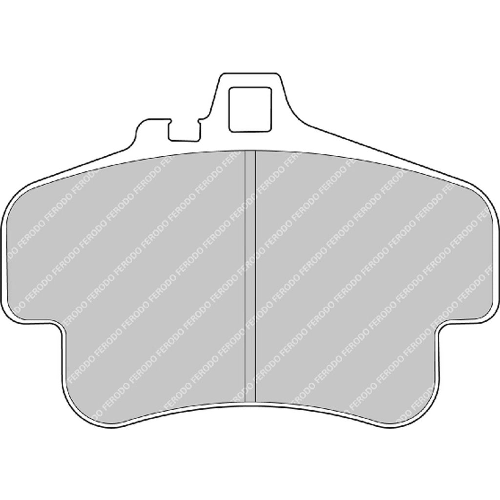 FERODO FRP3051W Front Brake Pads DS1.11 for PORSCHE 911 GT3 / GT2 / Turbo (996) / Cayman (987) Photo-0
