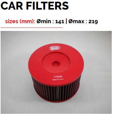 BMC FB778/08 Ø219X146 CYL. AIR FILTER Photo-0