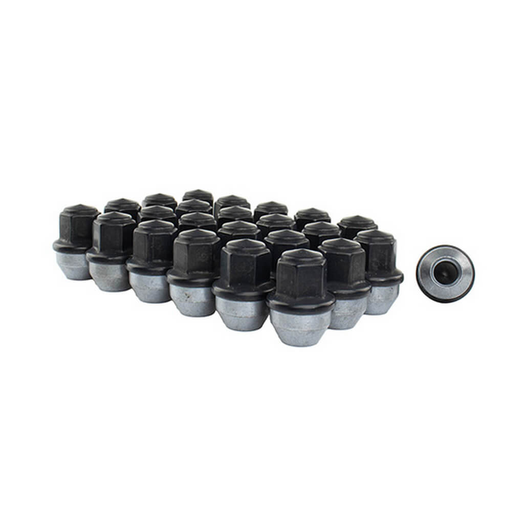 FORD RACING M-1012K-F15B Lug Nut Kit M14 X 1.5, Black, 24pcs for FORD Bronco Raptor / F-150 Raptor Photo-1
