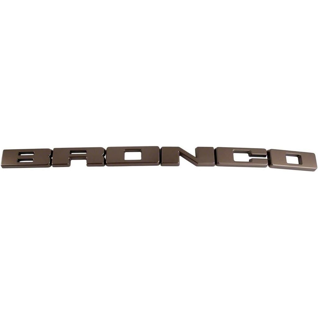 FORD RACING M-1447-BLBR Grille Lettering Overlay Kit, Bronz for FORD Bronco Raptor Photo-1
