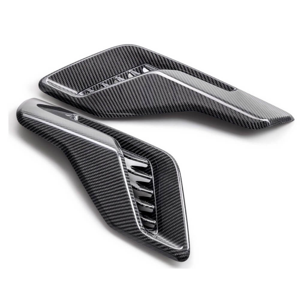 FORD RACING M-16026-FG Carbon Fiber Fender Vent Set, Gloss for FORD F-150 Raptor 2021- / Raptor R Photo-0
