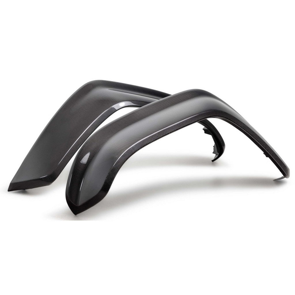 FORD RACING M-16268-BGF Carbon Fiber Front Fender Flares, Gloss for FORD Bronco Raptor Photo-0