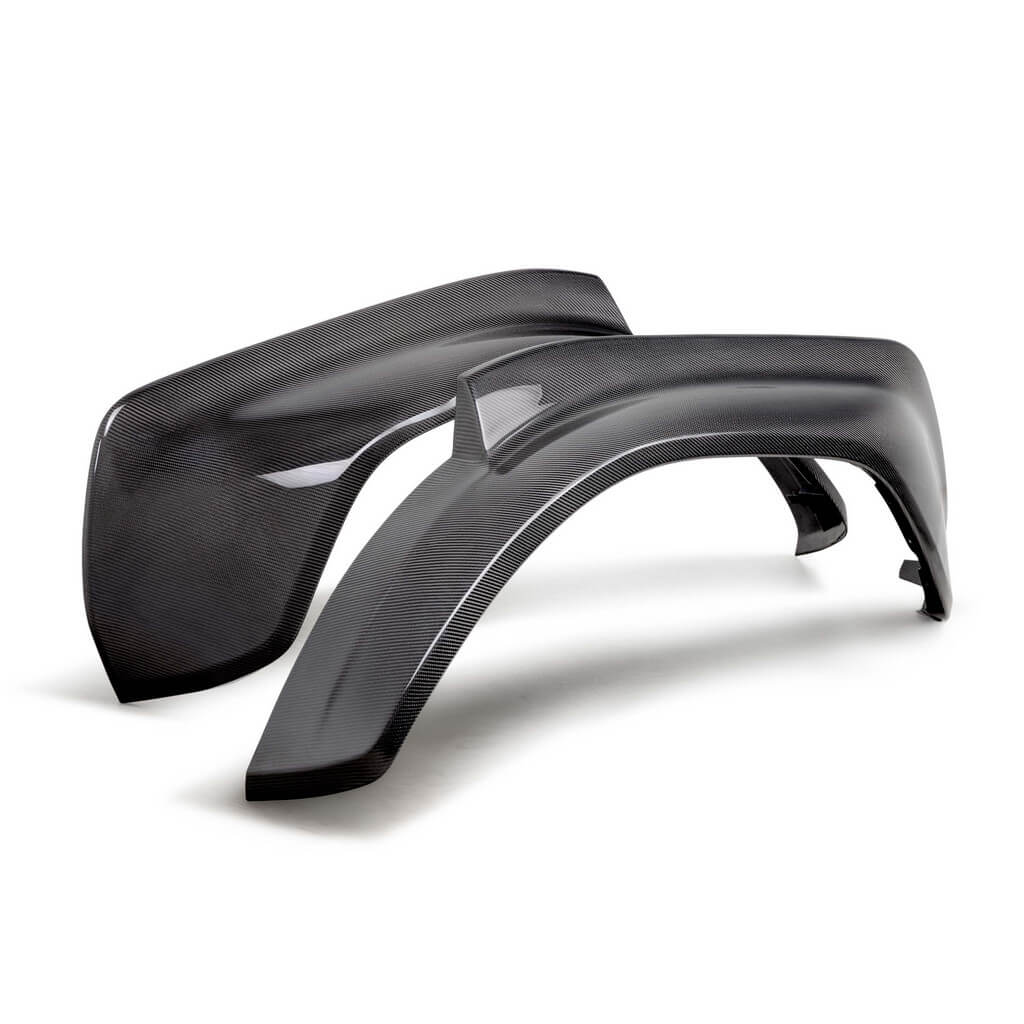 FORD RACING M-16268-BGR Carbon Fiber Rear Fender Flares, Gloss for FORD Bronco Raptor Photo-0