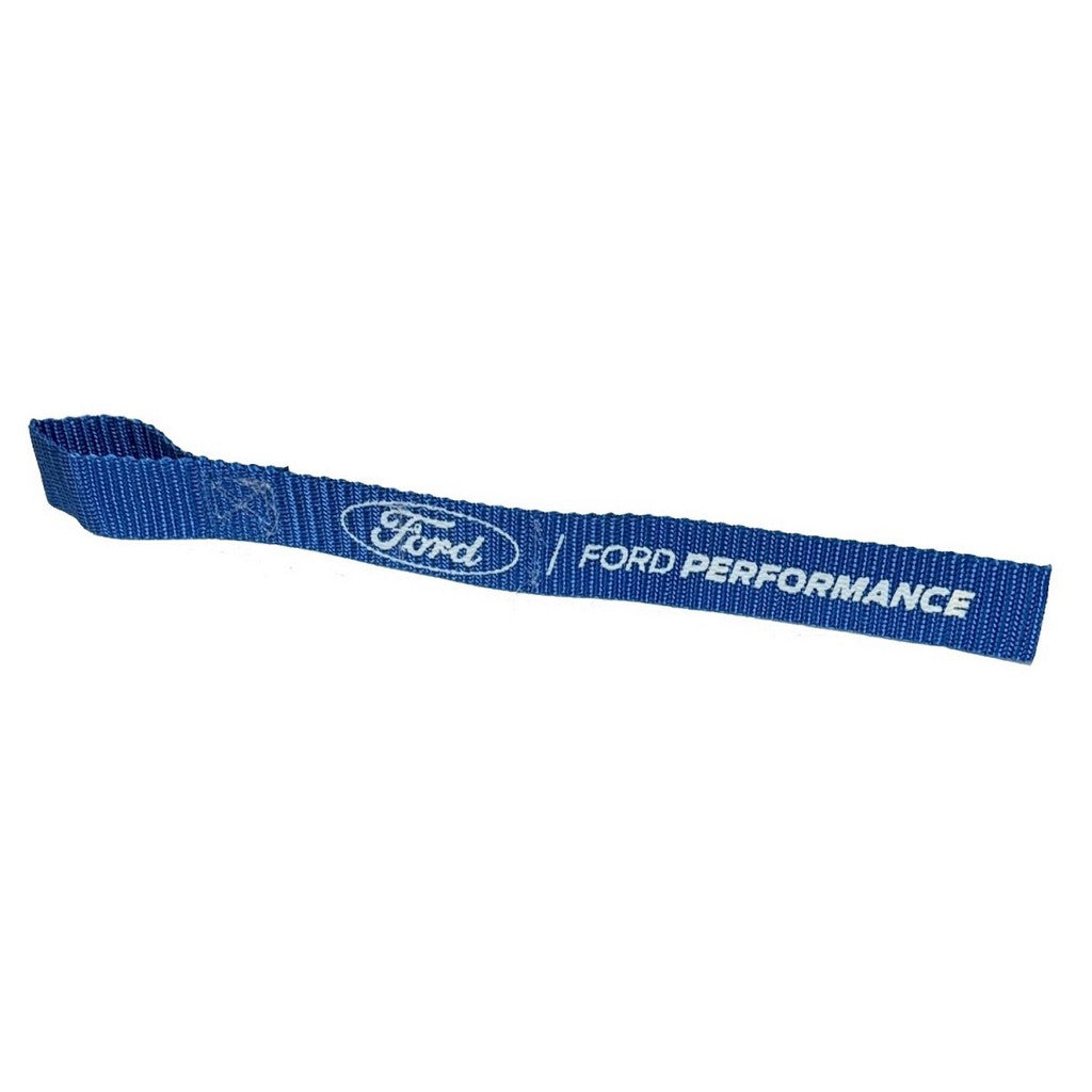 FORD RACING M-1821-PS Winch Pull Strap, Blue With Ford Performance Logo for FORD Bronco Raptor Photo-0