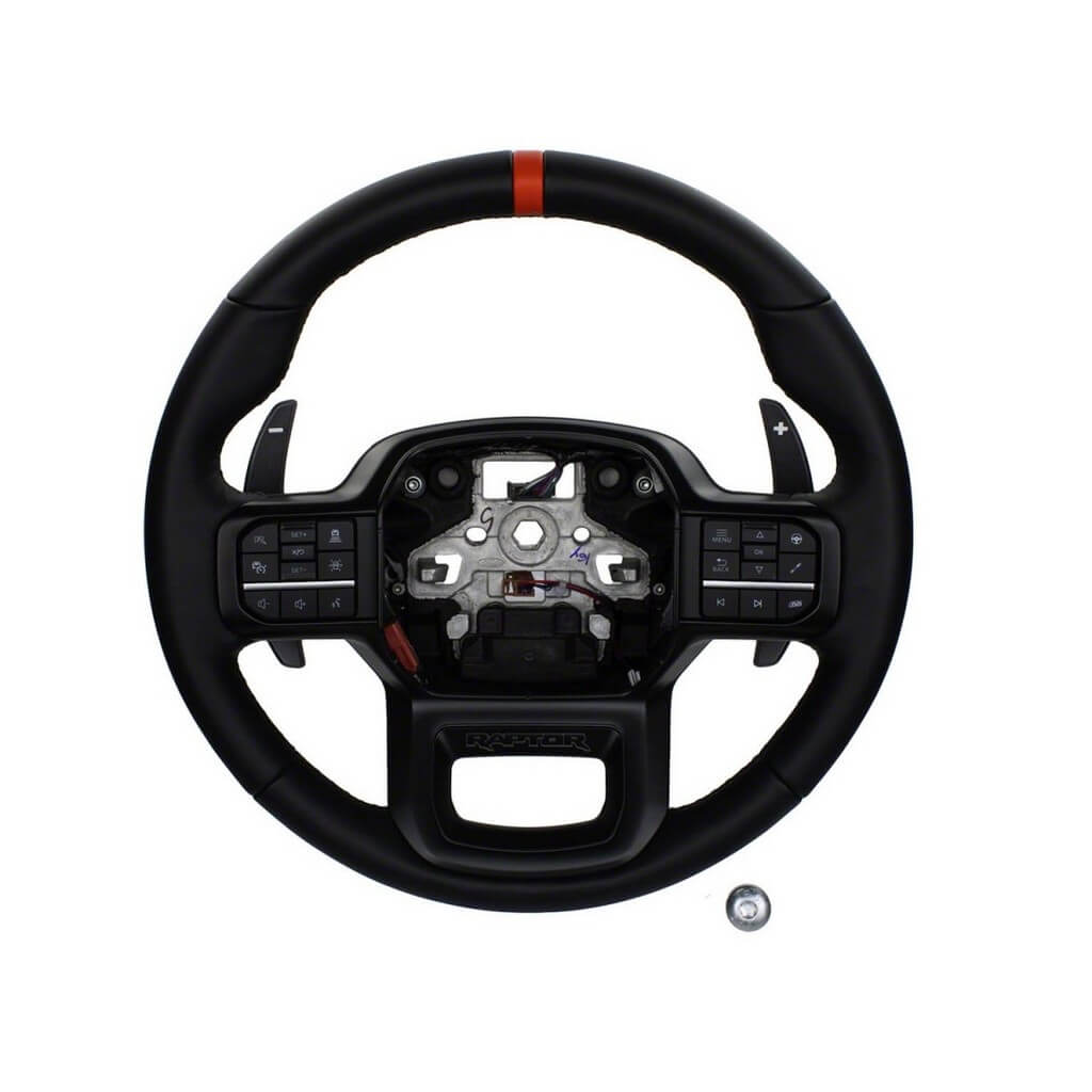 FORD RACING M-3600-F15B Steering Wheel Kit, Black for FORD F-150 Raptor 2021- Photo-0