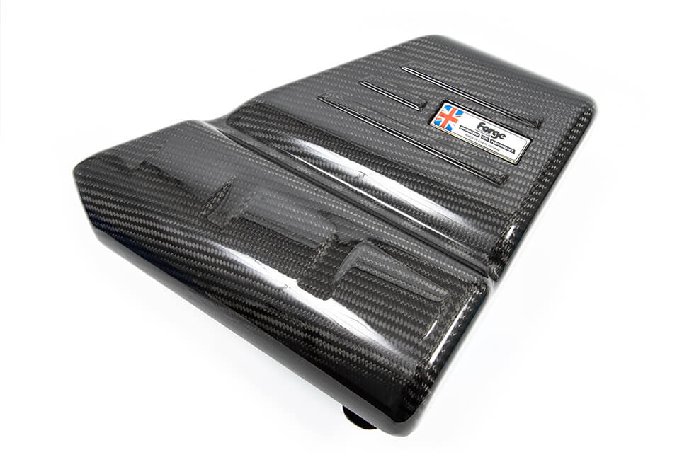 FORGE FMEC4 Carbon Fibre Engine Cover for the FIAT Abarth 500/ 595/ 695 Photo-1