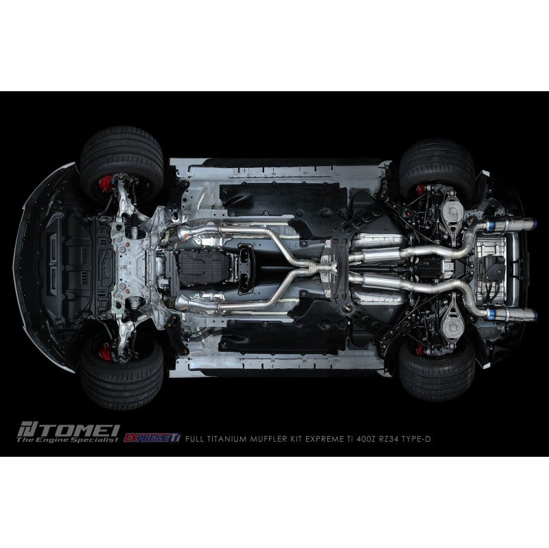 TOMEI TB6090-NS21D Full Titanium Muffler Kit EXPREME TI TYPE-D for NISSAN 400Z (RZ34) 2022+ Photo-7