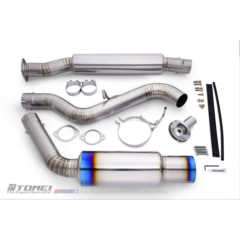 TOMEI TB6090-SB06A Full Titanium Muffler Kit EXPREME TI TYPE-R for SUBARU WRX 2022+ Photo-0
