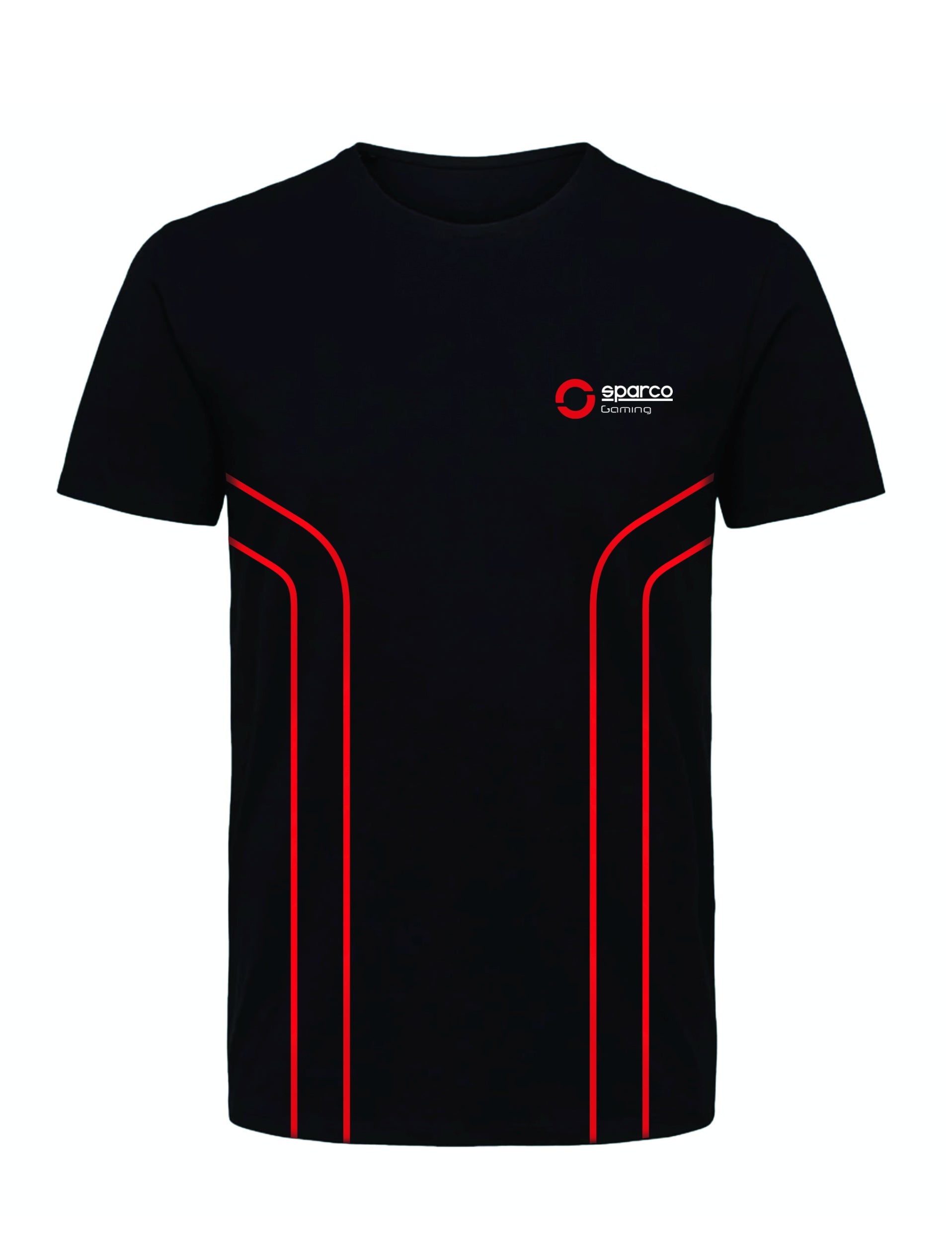 SPARCO 01360NRRS0XS GAMING ROOKIE T-SHIRT, black/red, size XS Photo-0