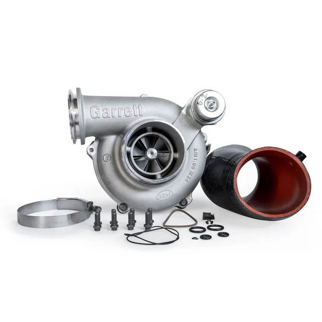 GARRETT 739619-5004S Turbocharger GTP38R PowerMax for FORD Power Stroke 7.3LD 1999-2003 Photo-0