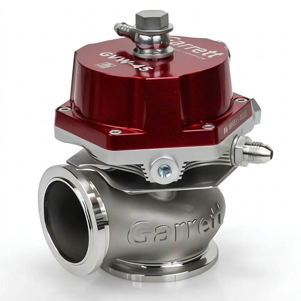 GARRETT 908828-0001 External Wastegate Kit GVW-45, 45mm, Red Photo-0
