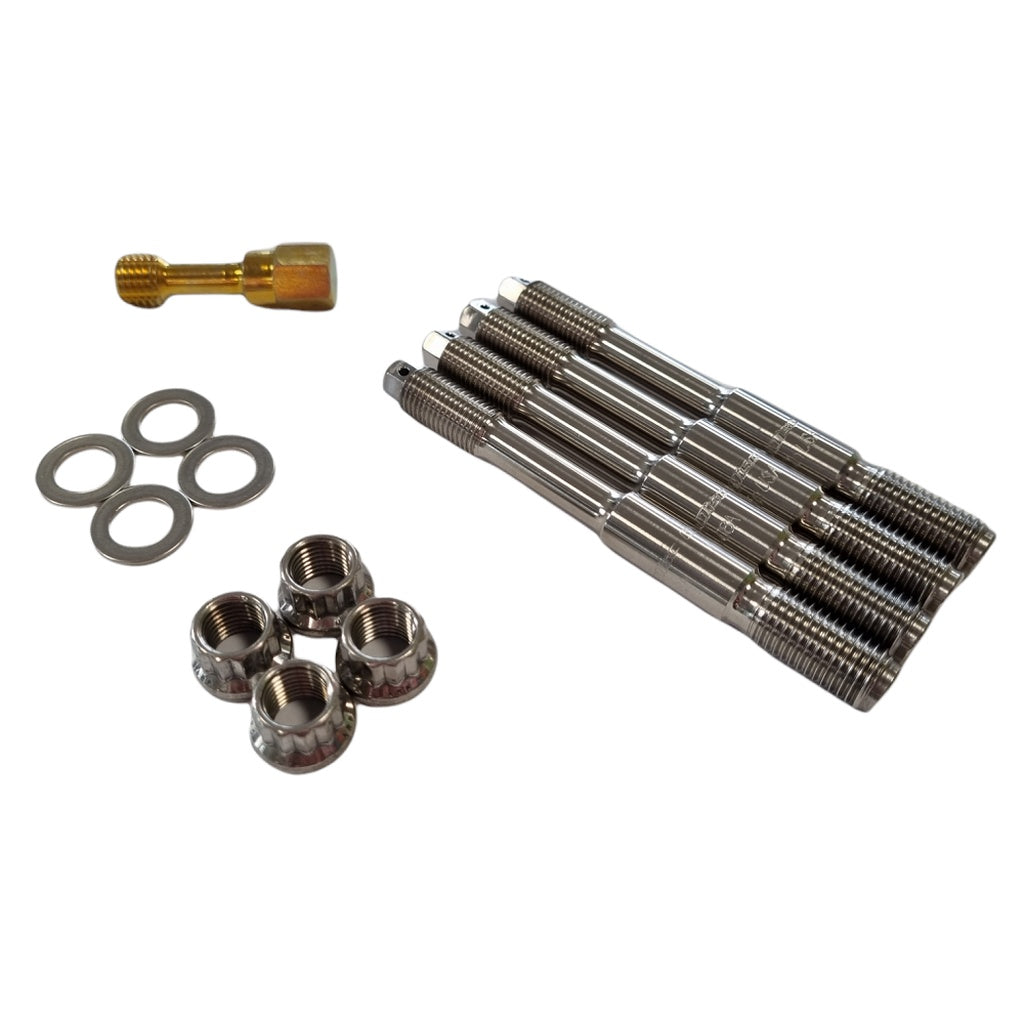 GIRODISC BCS-12 Front Brake Caliper Stud Kit with Smaller OEM Rotors for PORSCHE 911 GT3 / Turbo (996) Photo-0