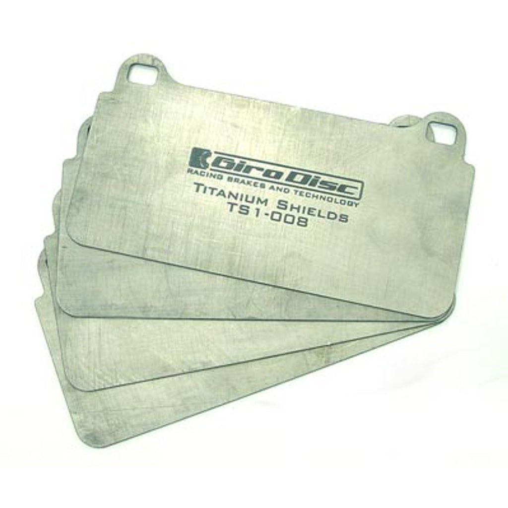 GIRODISC TS-1741-4 Front Titanium Backing Plate Kit for PORSCHE 911 GT3 / GT3RS (992) / 718 Cayman GT4RS (982) Photo-0