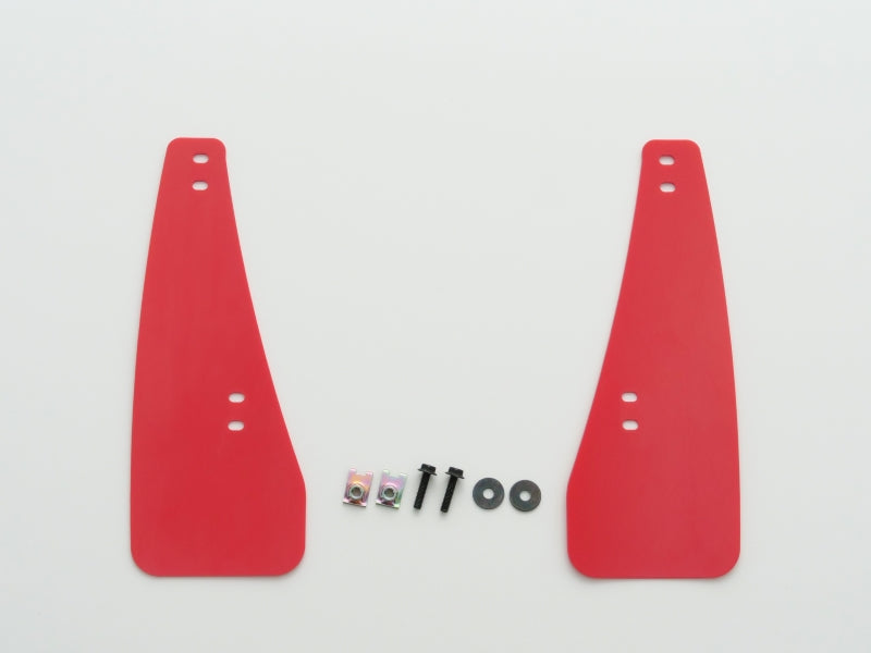 CUSCO 1H1 850 FR Mud Flaps Front (red) for TOYOTA GR Corolla (GZEA14H) 2022- Photo-0