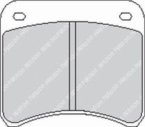 FERODO FCP342R Rear Brake Pads DS3000 for RENAULT Clio II Super 1600 Photo-0