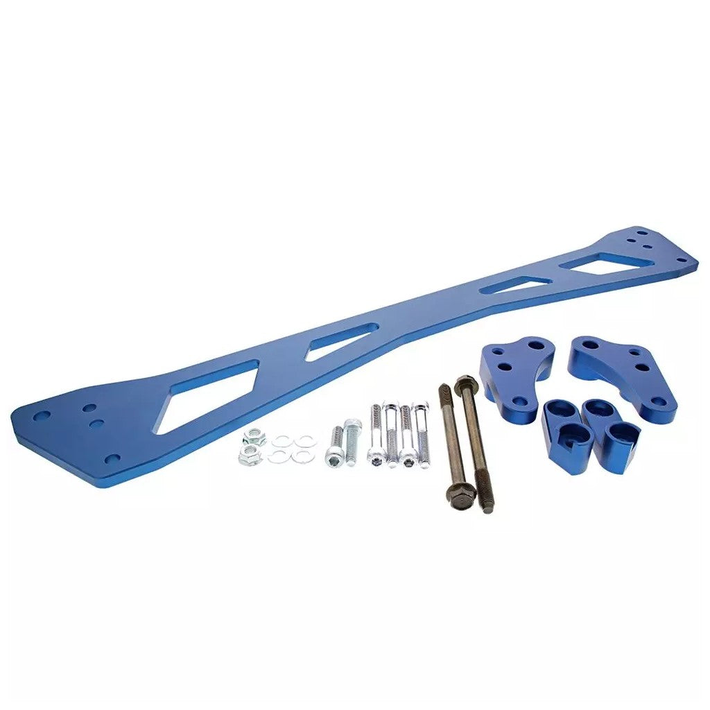 HARDRACE 7542-BLK Sub-frame Reinforced Brace, Black, 5pcs for HONDA Civic 1992-1996 / CRX 1992-1998 Photo-0