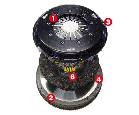 HKS 26010-AF003 Single Plate Clutch Kit LA CLUTCH for SUBARU Impreza WRX (GDA)/Impreza Sport Wagon (GGA) Photo-0