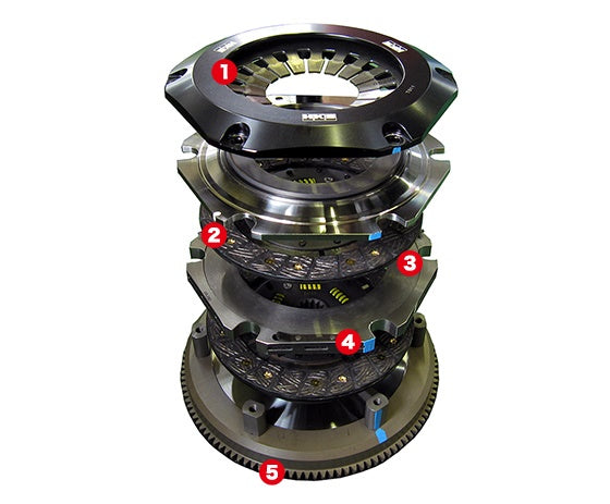 HKS 26999-AT006 Pressure Plate LA CLUTCH TWIN PLATE for TOYOTA Supra (1JZ-GTE) 1990-1993 Photo-1