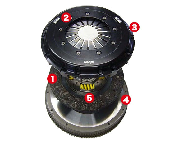 HKS 26999-AT012 Clutch Cover LA CLUTCH for TOYOTA GT86, SUBARU BRZ Photo-1