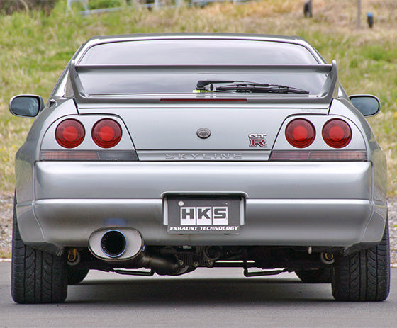 HKS 31029-AN008 Super Turbo Muffler Ti for NISSAN Skyline GT-R (R33) Photo-1