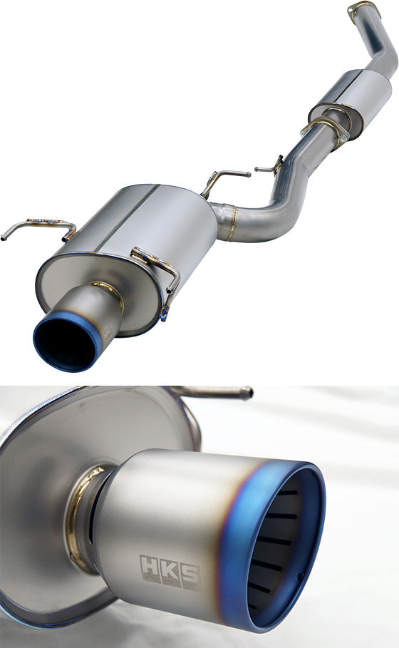 HKS 31029-AN008 Super Turbo Muffler Ti for NISSAN Skyline GT-R (R33) Photo-0