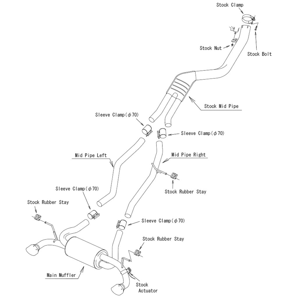 HKS 31029-AT004 Exhaust System SUPER TURBO MUFFLER (EU Certificated, Compatible with Both OPF / Non-OPF Models) for TOYOTA GR Supra B58 Engine (DB42) Photo-1