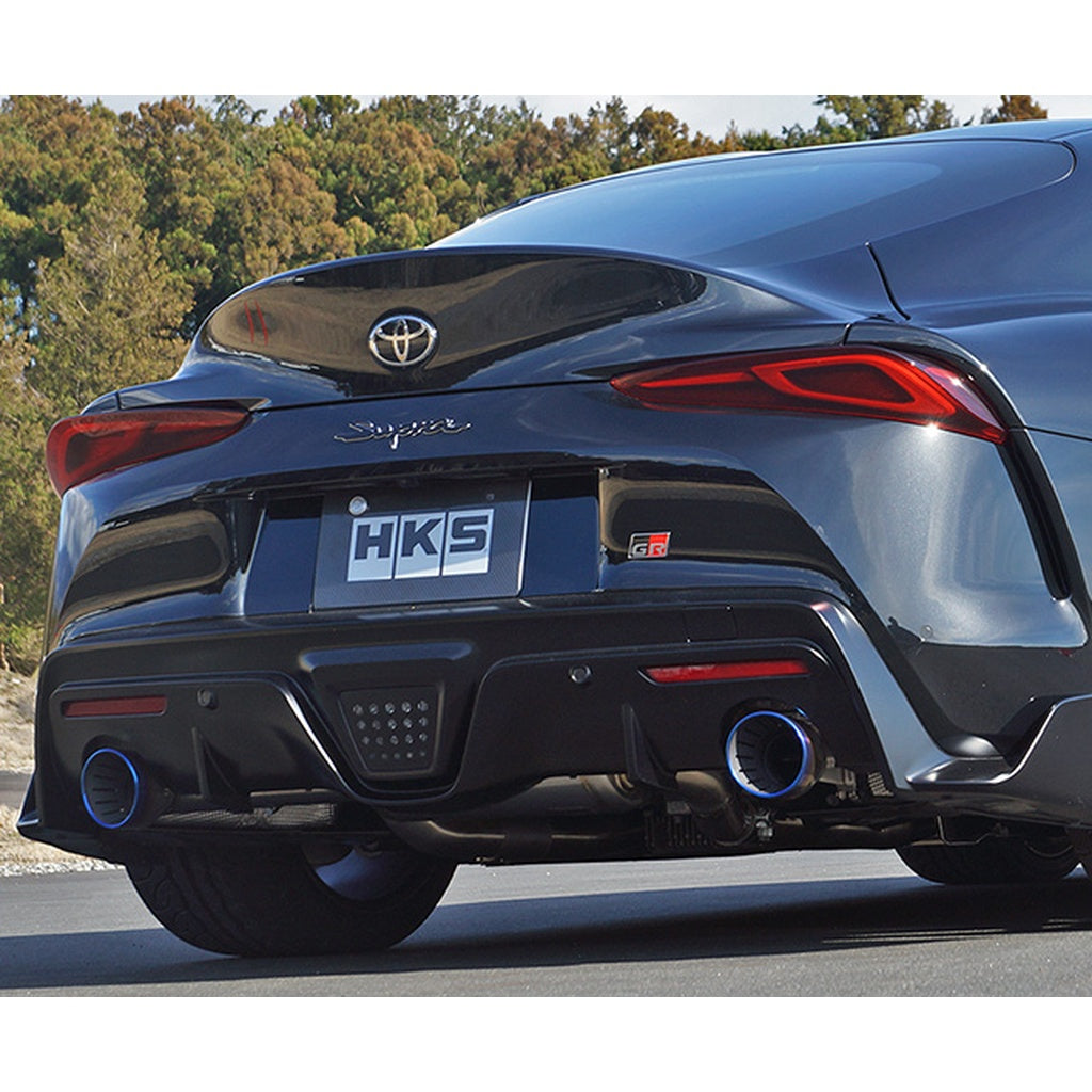 HKS 31029-AT004 Exhaust System SUPER TURBO MUFFLER (EU Certificated, Compatible with Both OPF / Non-OPF Models) for TOYOTA GR Supra B58 Engine (DB42) Photo-2