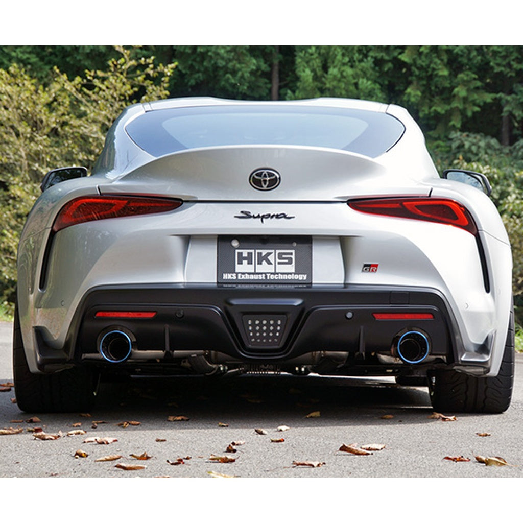 HKS 31029-AT005 Exhaust System SUPER TURBO MUFFLER (Compatible with Non-OPF Models) for TOYOTA GR Supra B48 Engine (DB22) Photo-1