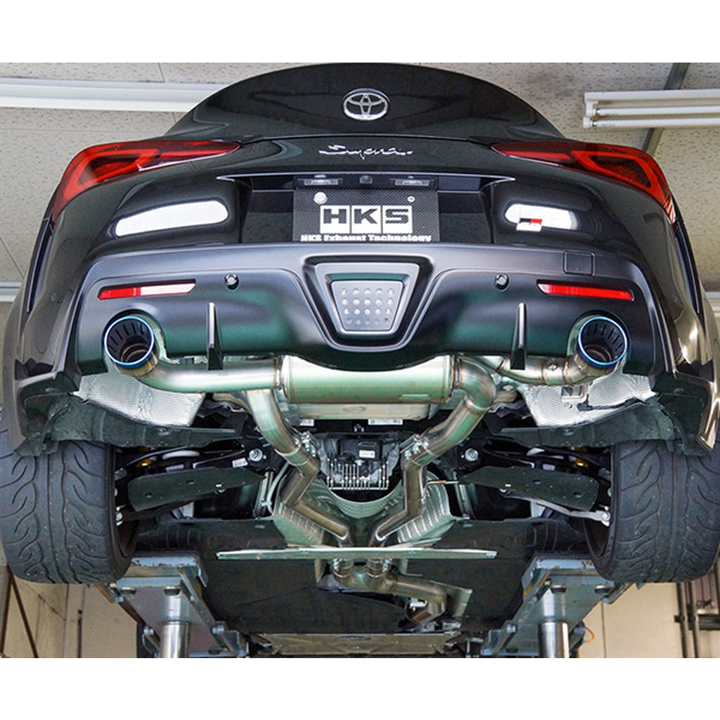 HKS 31029-AT007 Exhaust System SUPER TURBO MUFFLER (Compatible with Non-OPF Models) for TOYOTA GR Supra B58 Engine (DB02) Photo-1