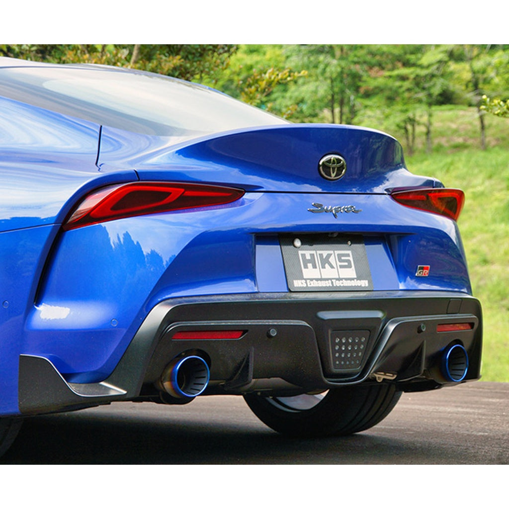 HKS 31029-AT008 Exhaust System SUPER TURBO MUFFLER (Compatible with Non-OPF Models) for TOYOTA GR Supra B58 Engine 6MT (DB06) Photo-1