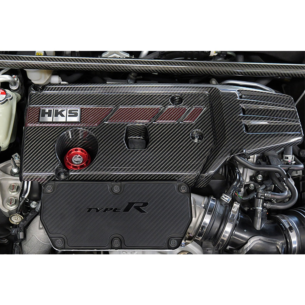 HKS 70026-AH013 Engine Cover (Carbon) for HONDA Civic Type-R (FL5 / FK8) Photo-1