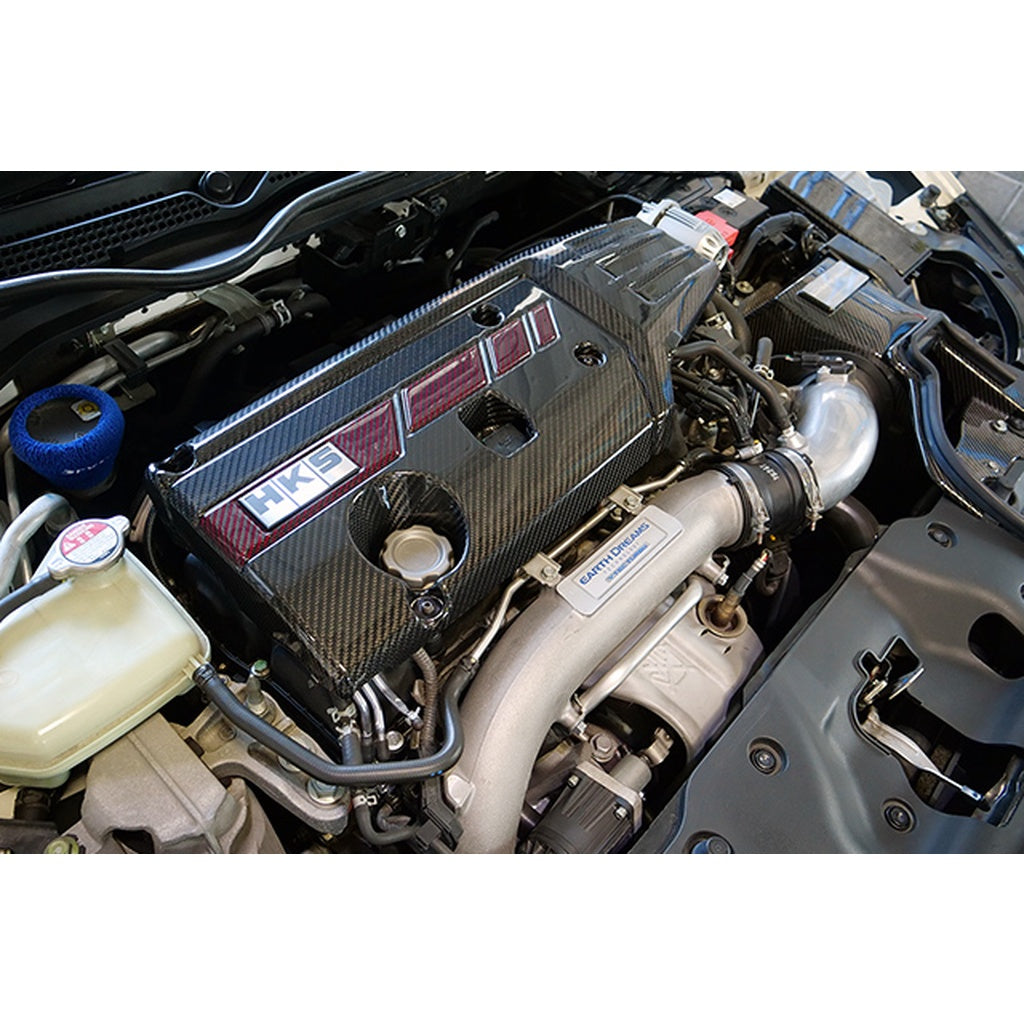 HKS 70026-AH013 Engine Cover (Carbon) for HONDA Civic Type-R (FL5 / FK8) Photo-2