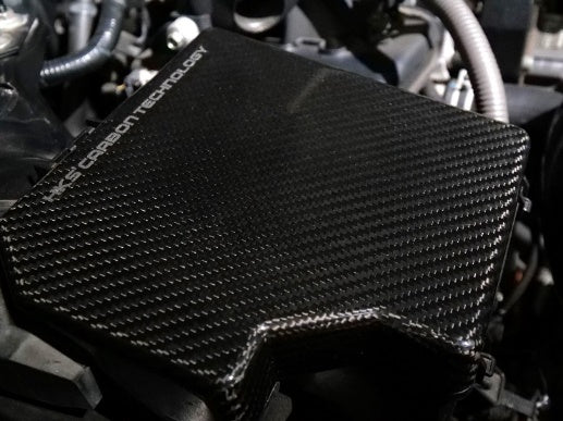 HKS 70026-AT015 Carbon Fuse Box Cover for TOYOTA 86/SUBARU BRZ 2012-2021 Photo-0