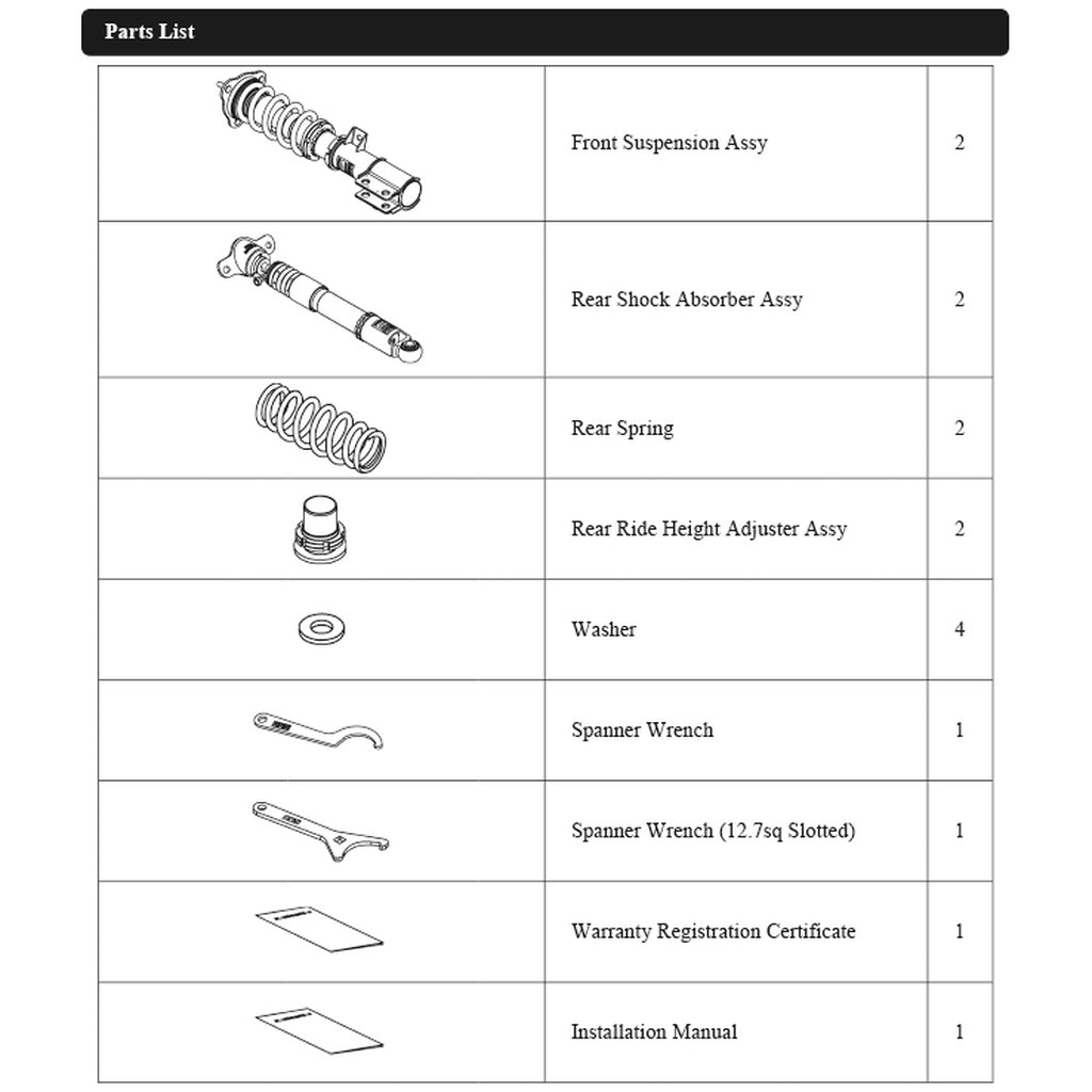 HKS 80300-AT035 Coilover Kit HIPERMAX S for TOYOTA GR Yaris Gen2 (XP210) 2024- Photo-1