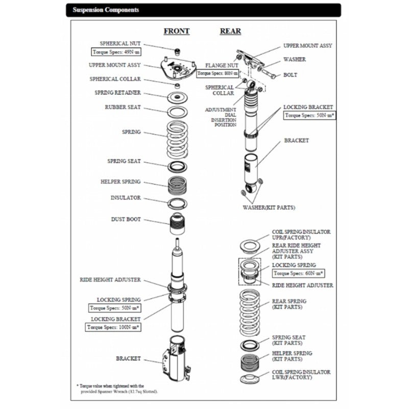 HKS 80310-AT007 Coilover Kit HIPERMAX R for TOYOTA GR Corolla (GZEA14H) 2022- Photo-1